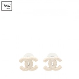■シャネル■ ココマーク ピアス 珊瑚 サンゴ ホワイト 03A 【CHANEL】|アクセサリー