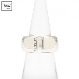 ■シャネル■ ロゴ リング 指輪 SV925 シルバー 約13号 【CHANEL】