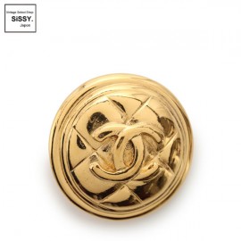 ■シャネル■ ココマーク ブローチ ゴールド マトラッセ ヴィンテージ 【CHANEL】