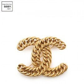 ■シャネル■ ココマーク ブローチ メアル ゴールド ヴィンテージ 【CHANEL】