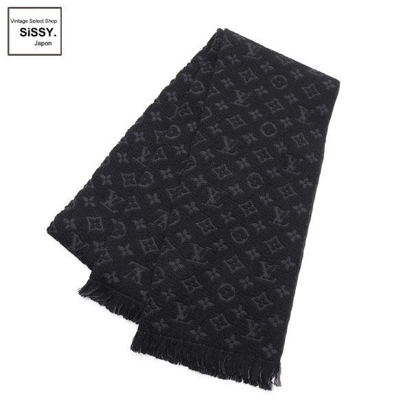 ■ルイヴィトン■ マフラー エシャルプ モノグラムクラシック ウール ノワール（ブラック系） M70520 【LOUIS VUITTON】