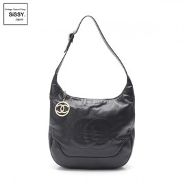 ■シャネル■ ココマーク ショルダーバッグ キャビアスキン ブラック  【CHANEL】