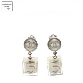 ■シャネル■ No.5 ココマーク イヤリング シルバー 97P 【CHANEL】