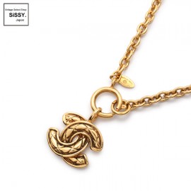 ■シャネル■ マトラッセ ネックレス ココマーク ゴールド ヴィンテージ 【CHANEL】