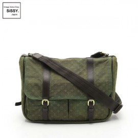 ■ルイヴィトン■ サック ママン モノグラムミニ ショルダーバッグ キャンバス レザー TSTカーキ M42351 【LOUIS VUITTON】