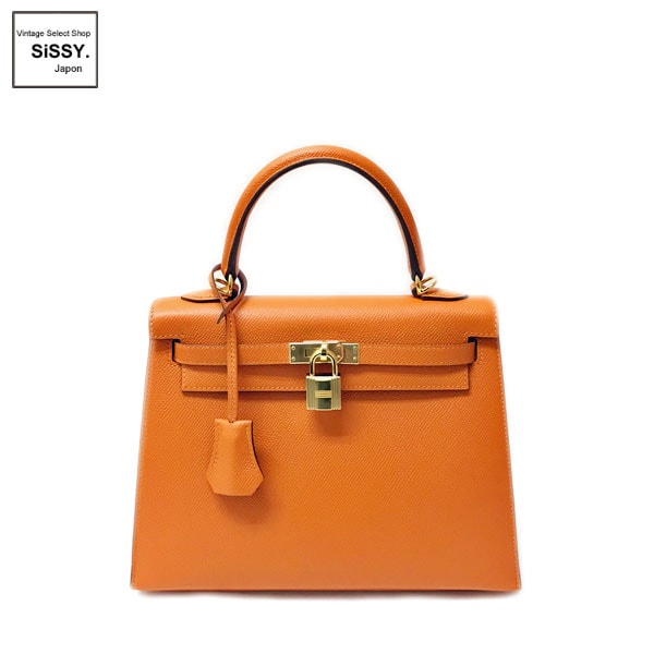 エルメス ケリーベルト Gold エプソン ゴールド金具 (HERMES