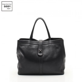 ■シャネル■ ココマーク トートバッグ レザー ブラック 5番台  【CHANEL】