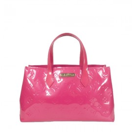 ■ルイヴィトン■ トートバッグ ウィルシャーPM モノグラムヴェルニ  ローズポップ（ピンク系） M93643 【LOUIS VUITTON】