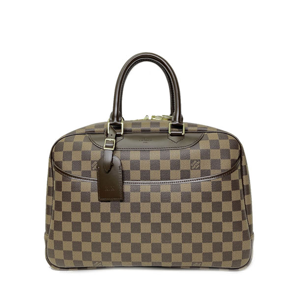 ■ルイヴィトン■ ハンドバッグ ボーリングヴァニティ ドーヴィル ダミエ スペシャルオーダー N47272 【LOUIS VUITTON】