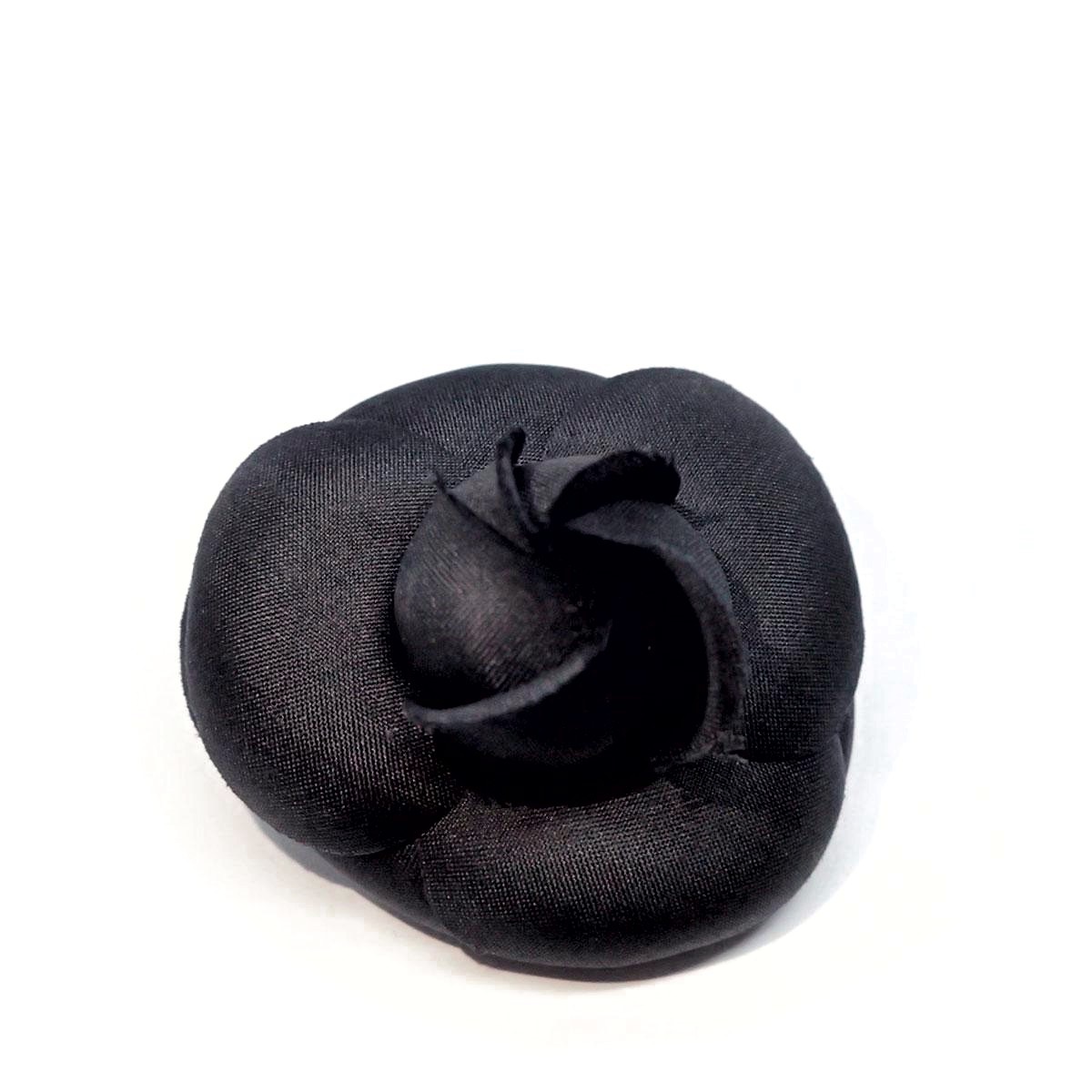 ■シャネル■ ミニコサージュ カメリア ブラック 【CHANEL】