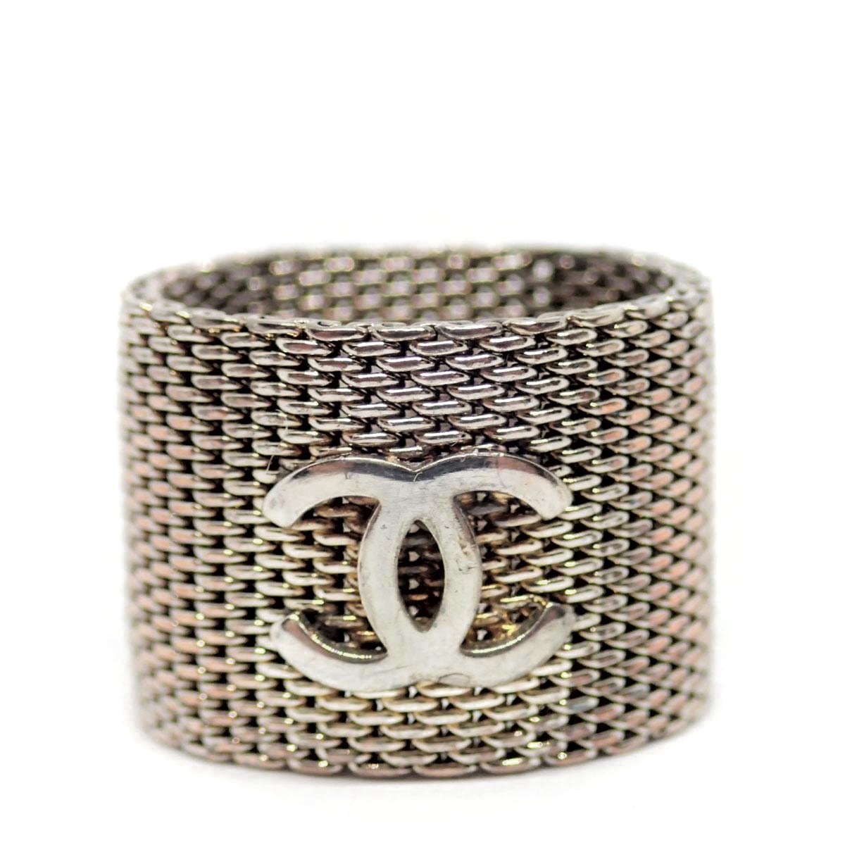 ■シャネル■ リング 指輪 サマセット シルバー 約14号 【CHANEL】