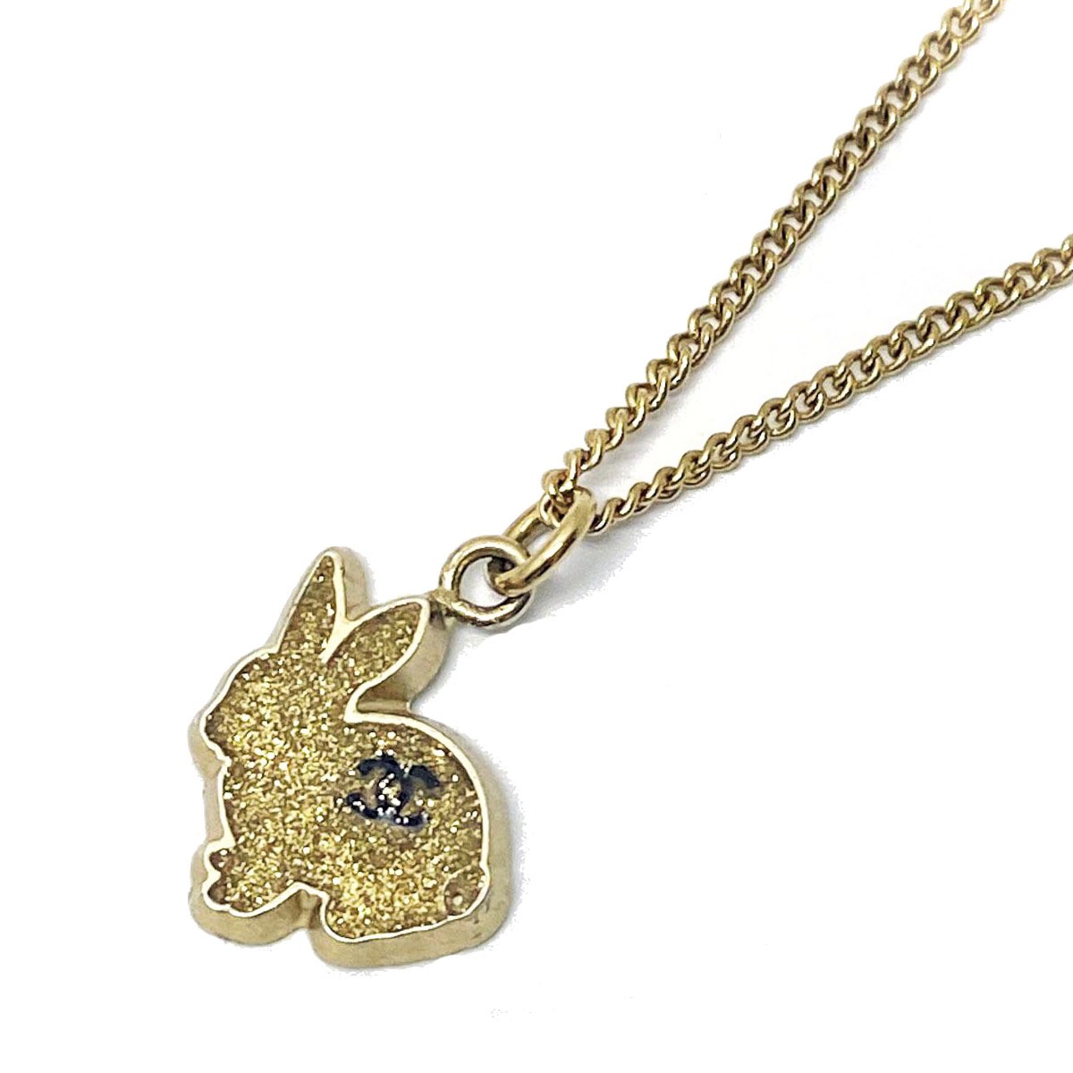 ■シャネル■ ネックレス うさぎ ラビット ココマーク ゴールド 05A 【CHANEL】