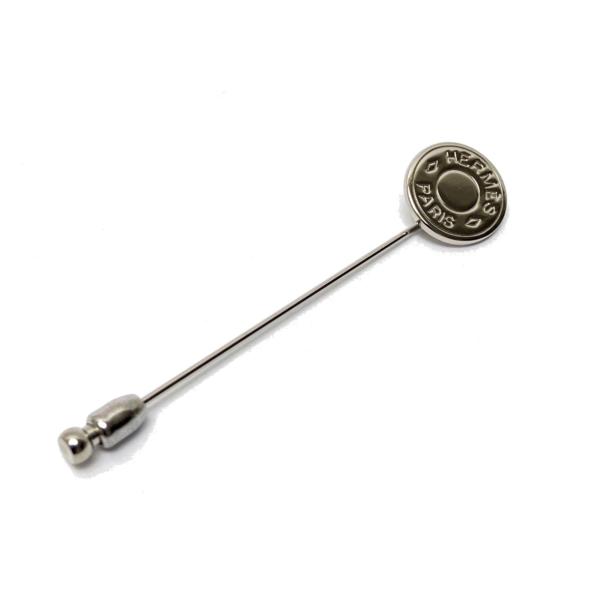 HERMES エルメス セリエ ピンブローチ シルバー