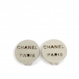 CHANEL シャネル イヤリング ロゴ シルバー 00C ヴィンテージ