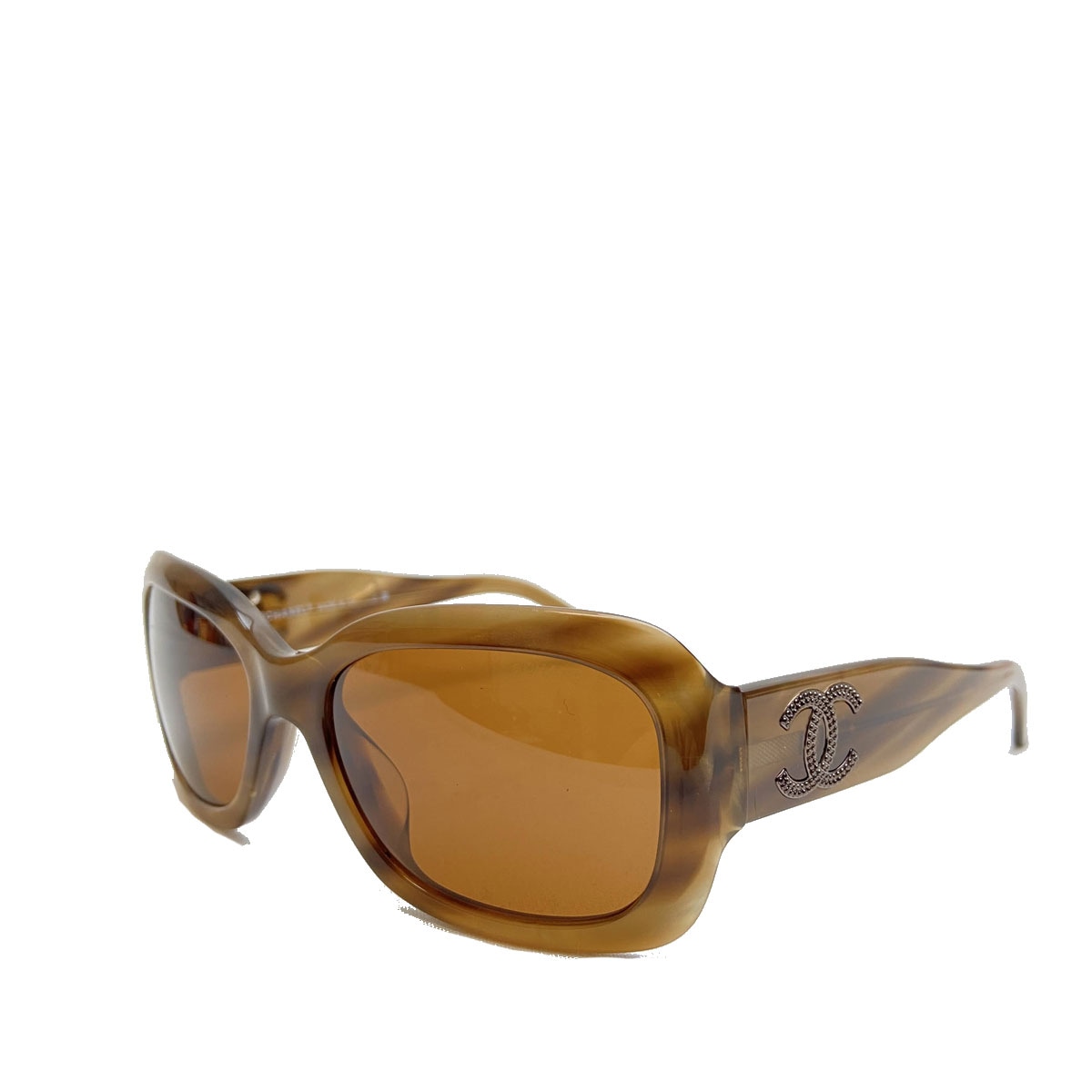 CHANEL シャネル サングラス メタルココマーク ブラウン系 レディース 5102