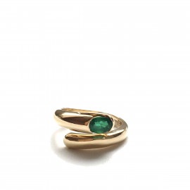 BVLGARI ブルガリ アストレアリング 指輪 750 K18YG 5.7ｇ エメラルド イエローゴールド