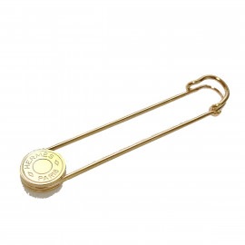 HERMES エルメス ピンブローチ セリエ メタル ゴールド
