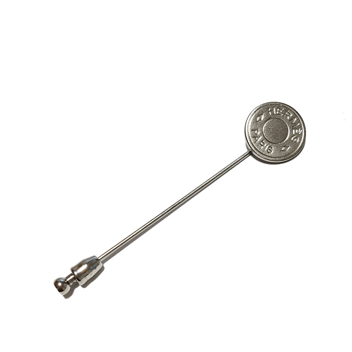 HERMES エルメス ピンブローチ セリエ メタル シルバー