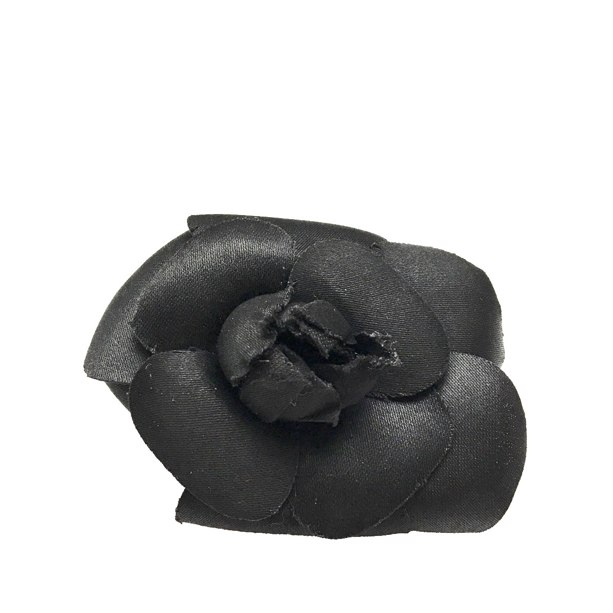 CHANEL シャネル カメリア コサージュ ブローチ ブラック