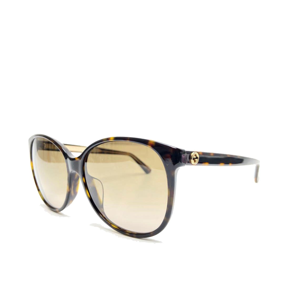 GUCCI グッチ サングラス べっ甲柄 ブラウン ゴールド GG3854 レディース