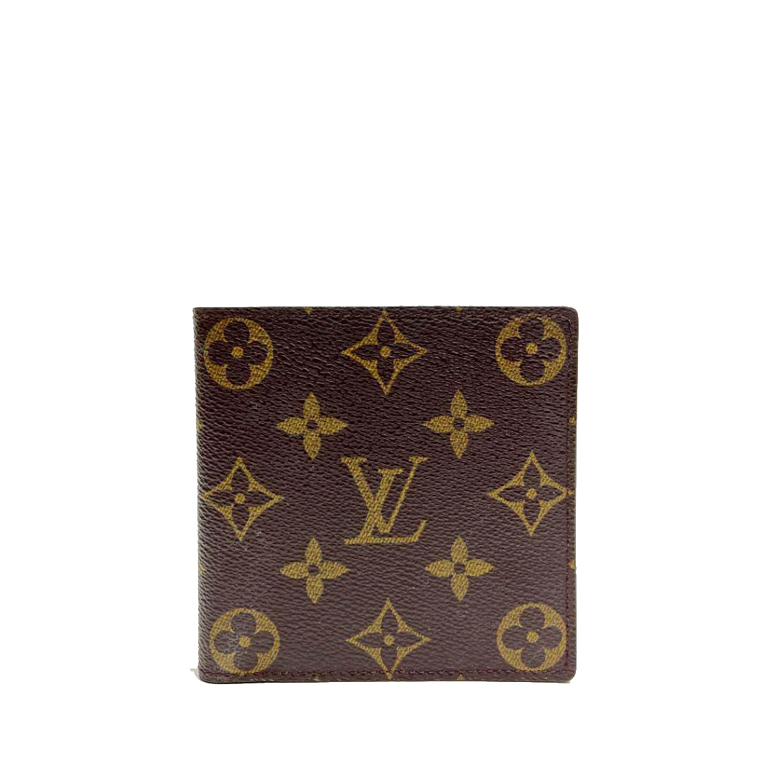 LOUIS VUITTON ルイヴィトン 二つ折り財布 ポルトフォイユマルコ 旧型 モノグラム エベヌ M61675