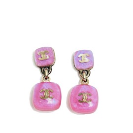 CHANEL シャネル ピアス ココマーク ピンク レジン 06P