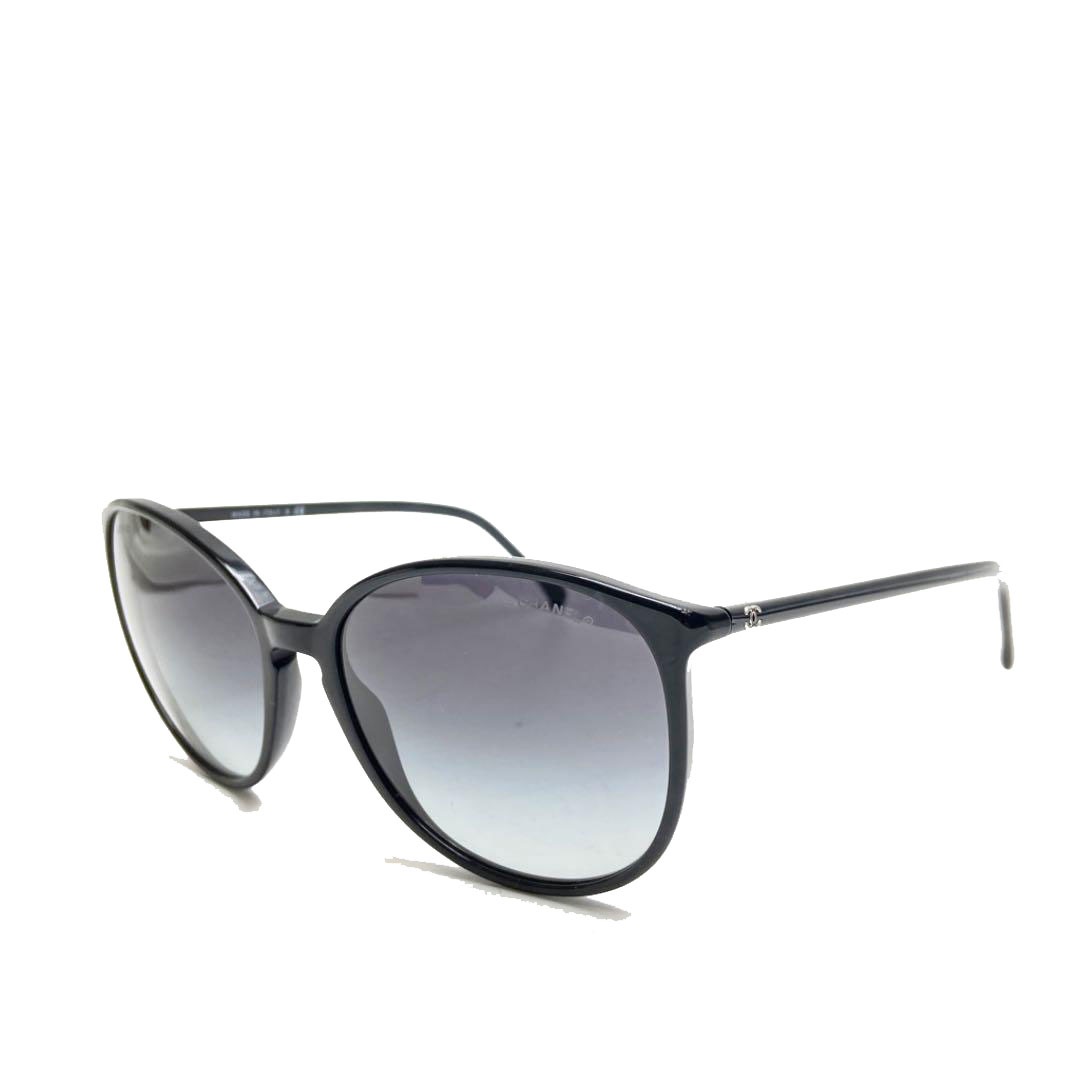 CHANEL シャネル サングラス ブラック シルバー金具 レディース 5278