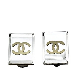 CHANEL シャネル イヤリング ココマーク ミラー 03C シルバー