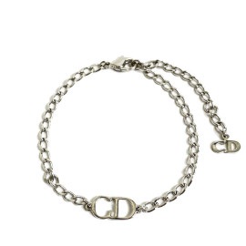 Christian Dior クリスチャン ディオール CDロゴ チェーン ブレスレット シルバー