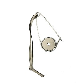 LOEWE ロエベ メカノピン ブローチ MECCANO PIN グレージュ シルバー