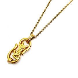 Yves Saint Laurent イヴサンローラン ネックレス YSL ロゴ ゴールド ヴィンテージ