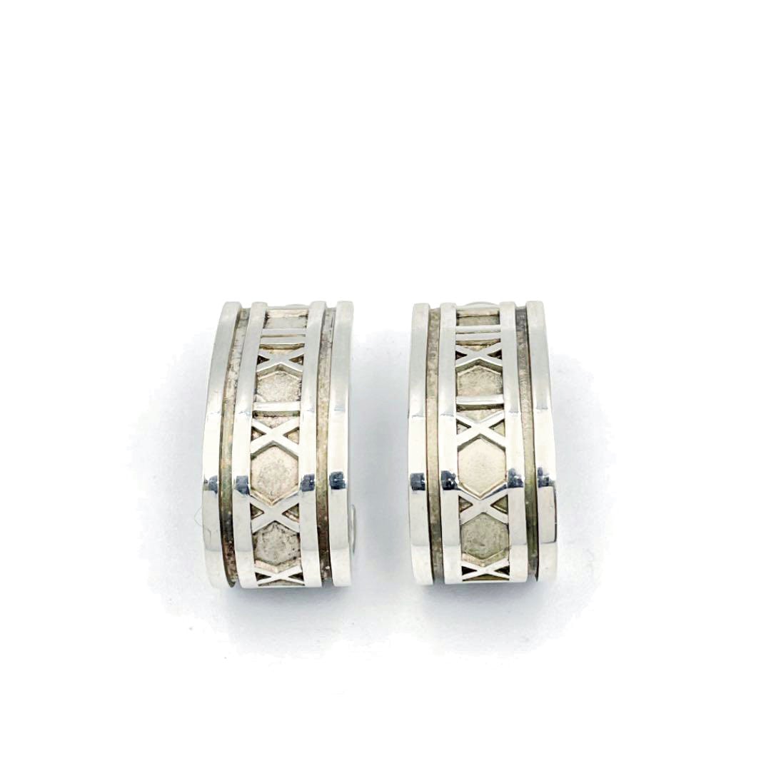 TIFFANY ティファニー アトラス ピアス イヤークリップ ヴィンテージ SV925 シルバー