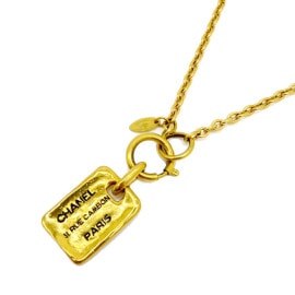 CHANEL シャネル ネックレス カンボン プレート 31 ゴールド ヴィンテージ