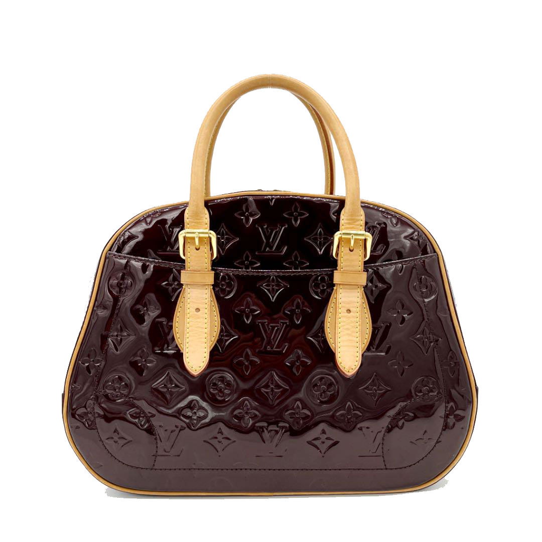 LOUIS VUITTON ルイヴィトン サミットドライブ ハンドバッグ モノグラム・ヴェルニレザー アマラント M93516