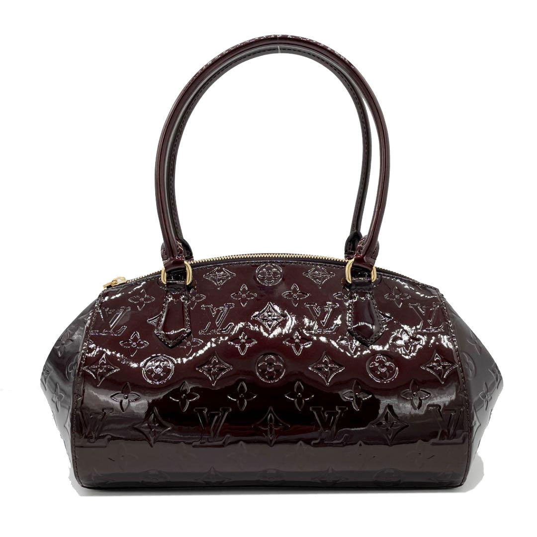 LOUIS VUITTON ルイヴィトン ショルダーバッグ シャーウッドPM モノグラム・ヴェルニレザー アマラント M91493