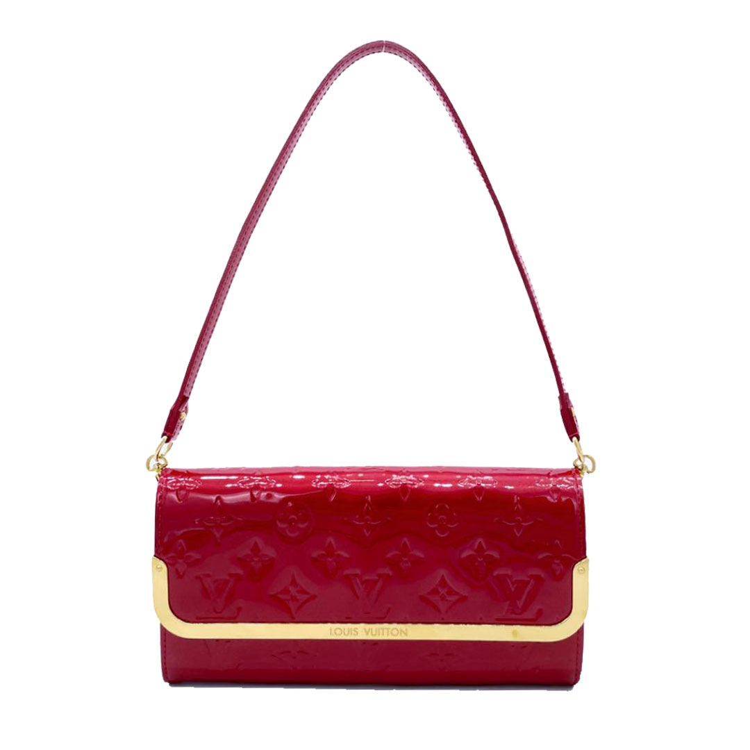 LOUIS VUITTON ルイヴィトン ロスモア MM 2WAYショルダーバッグ クラッチバッグ ヴェルニレザー ルージュフォーヴィスト M91551
