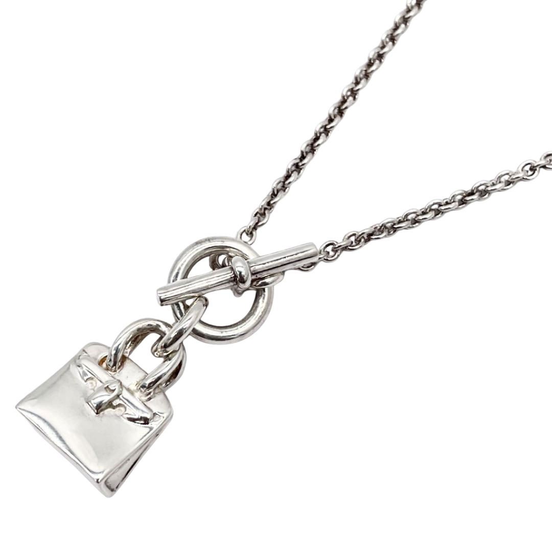 HERMES エルメス ネックレス アミュレット バーキンモチーフ SV925 シルバー