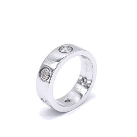 Cartier カルティエ ラブリング 指輪 フルダイヤモンド 750 K18WG #49 ホワイトゴールド 8.1g