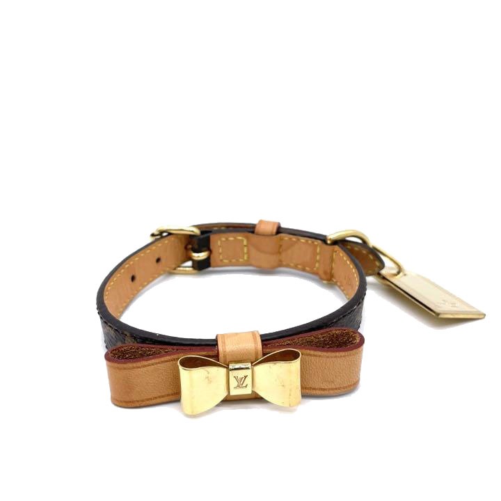 LOUIS VUITTON ルイヴィトン 首輪 コリエ･バクスター XS モノグラム 小型犬用 M58073