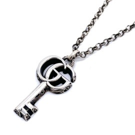 GUCCI グッチ ダブルG キー ネックレス Ag925 シルバー 627757 J8400 0701