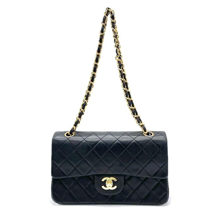 CHANEL シャネル マトラッセ23 チェーンショルダーバッグ ラムスキン ブラック 1番台