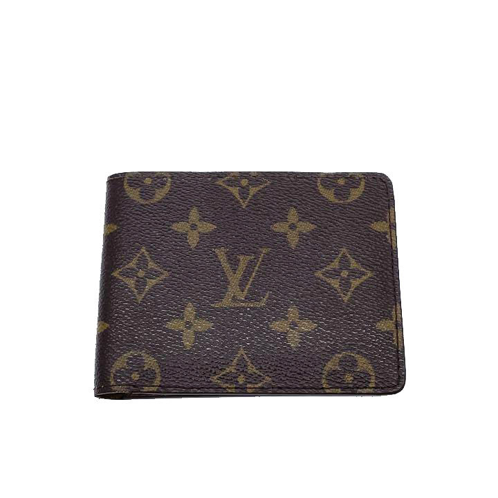 LOUIS VUITTON ルイヴィトン 二つ折り財布 札入れ ポルトフォイユ・ミュルティプル モノグラム エベヌ M60895
