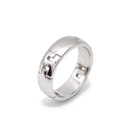 HERMES エルメス ヘラクレスリング 指輪 750 ホワイトゴールド #50(約10号) 6g
