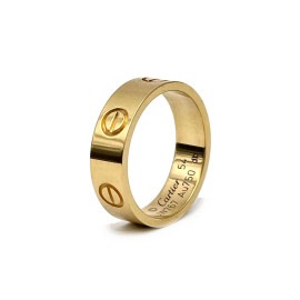 Cartier カルティエ ラブリング 指輪 K18YG イエローゴールド #54（約13.5号）6.2g B4084600