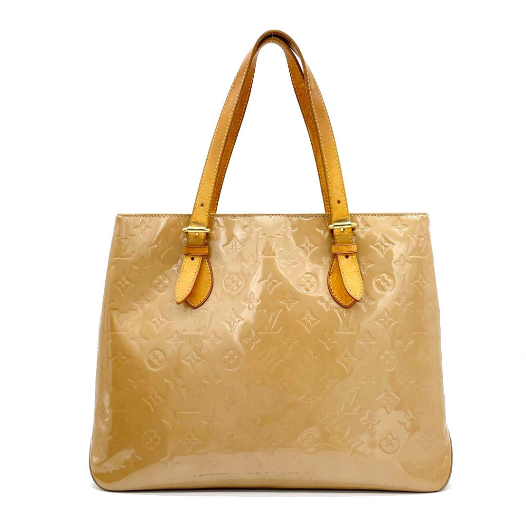 LOUIS VUITTON ルイヴィトン トートバッグ ヴェルニ ブレントウッド ノワゼット M91511