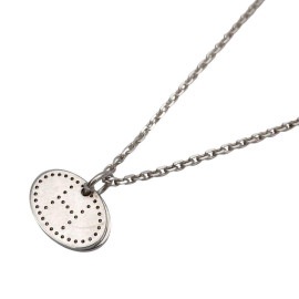 HERMES エルメス ネックレス エクリプス エブリン パンチング SV925 シルバー