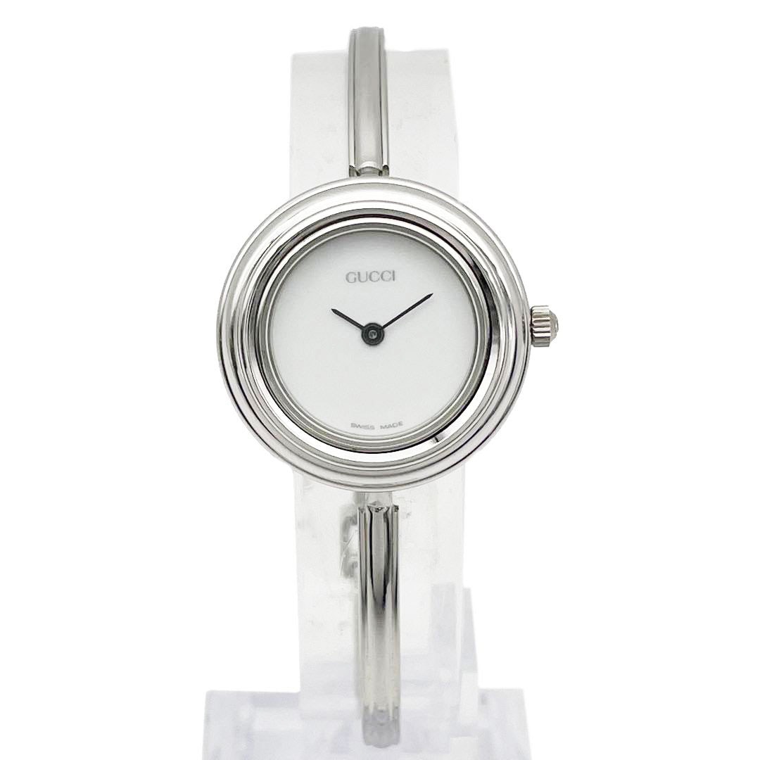 美品　GUCCI グッチ チェンジベゼル 腕時計 バングル Gucci✨グッチチェンジベゼル腕時計バングル