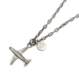 GUCCI グッチ ネックレス 飛行機モチーフ Ag925 シルバー