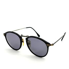 GIORGIO ARMANI ジョルジオアルマーニ ヴィンテージサングラス ウェリントン ブラック/アンティークゴールド