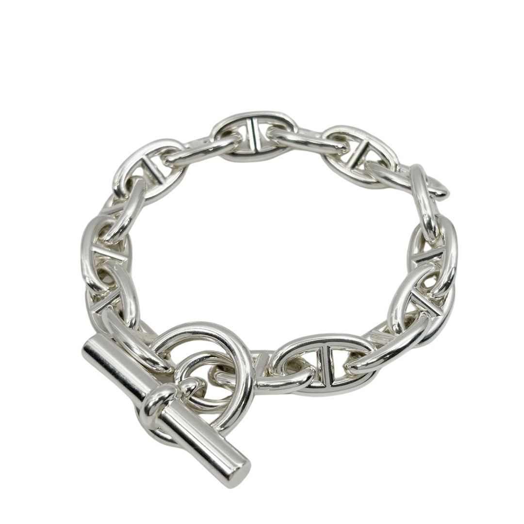 【美品】HERMES エルメス レガート シルバー HERMES エルメス スカーフリング カレ90用 レガート(レガット